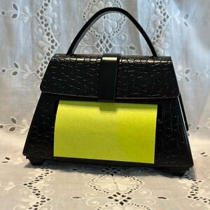 POST IT NOTE ALLIGATOR PURSE DISPENSER NWT